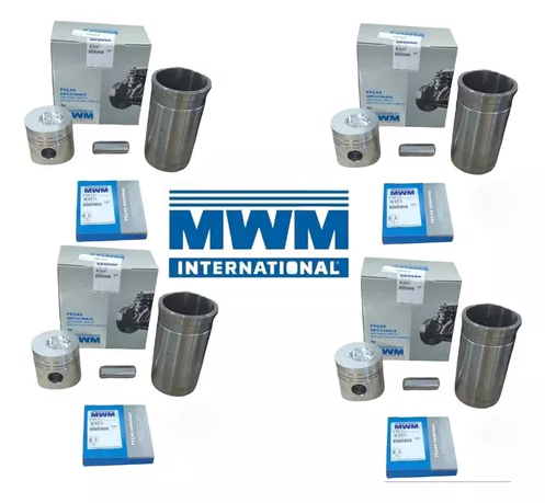 Kit Motor Mwm 229Td ( Turbinado ) trator Valmet 118 Valmet 128 Valmet 148