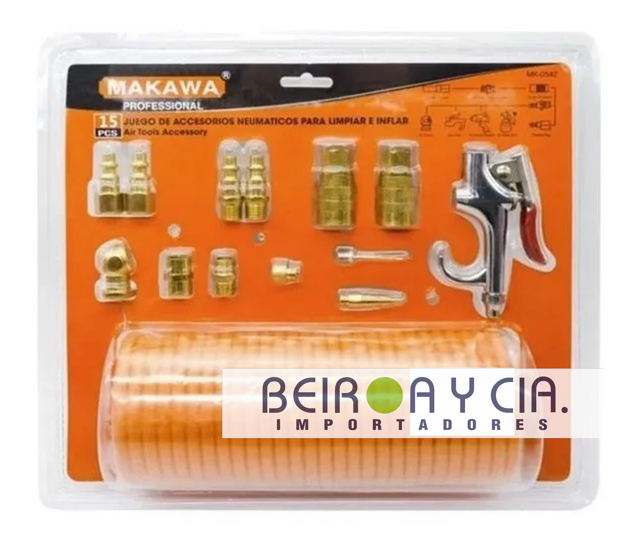 ACOPLE RAPIDO KIT MANGUERA/PISTOLA 15PZ