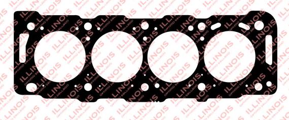 Junta de tapa de cilindros para motor DW10, 3 muescas, 1.5 mm