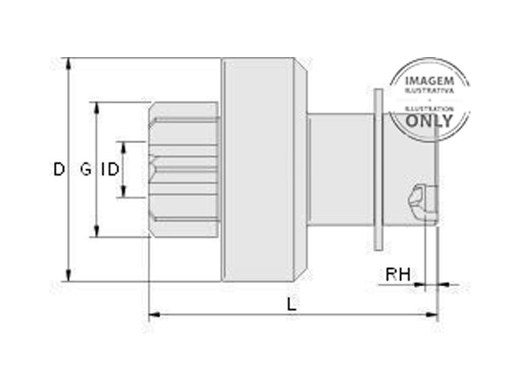 BENDIX VALEO NI SENTRA B14 1.6 96/02