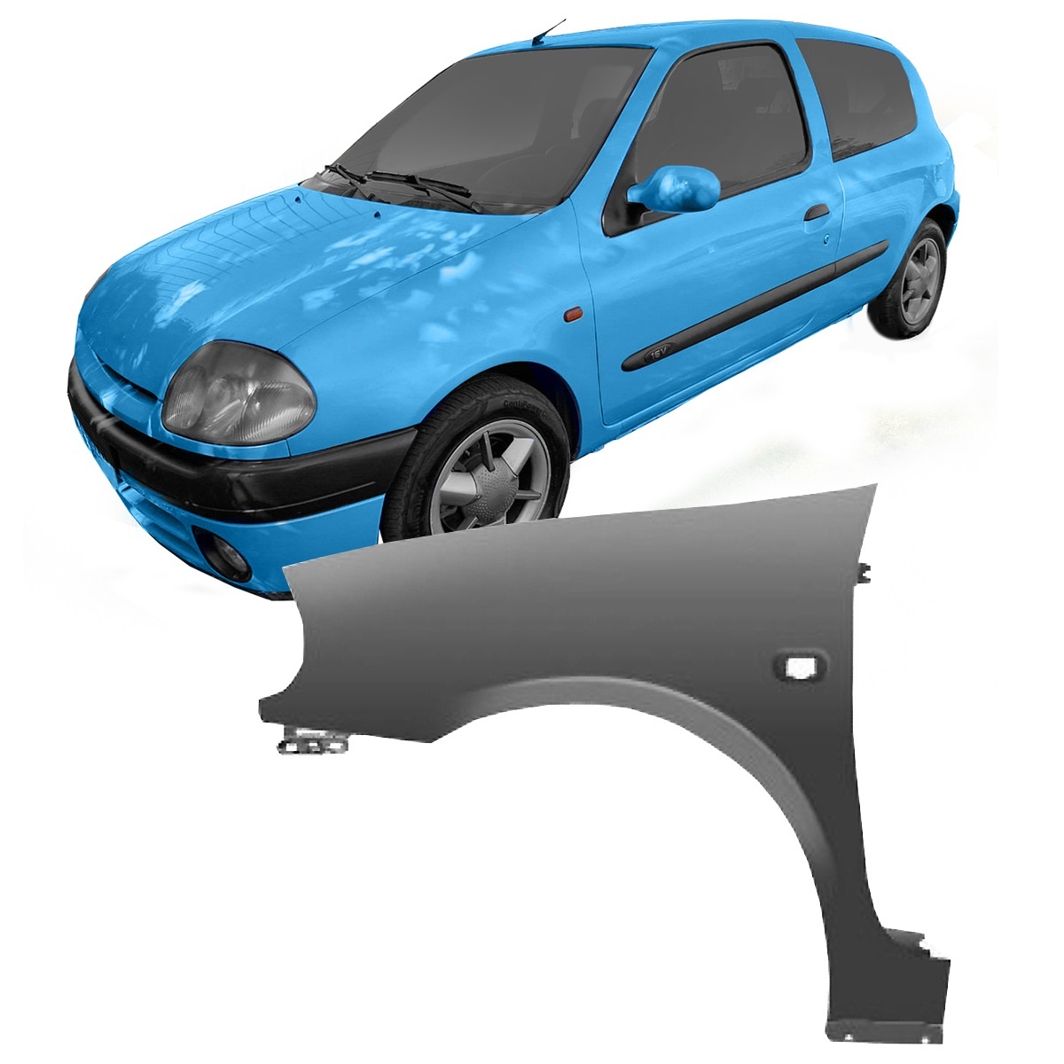 Guardabarro Izquierdo Renault Clio Soport 2000  2003