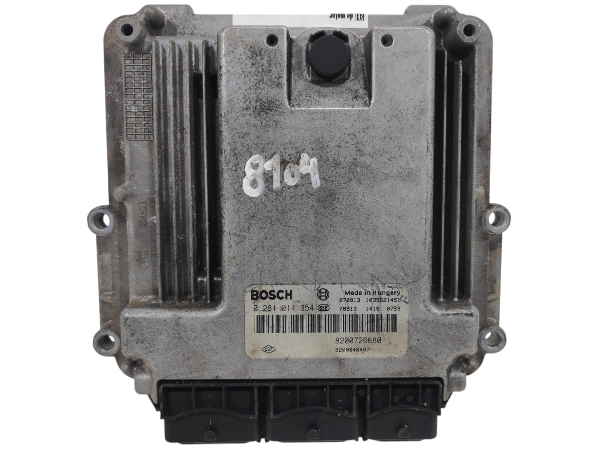 ECU de motor Renault 2.0 DCI , Ref: 8104-K3B5