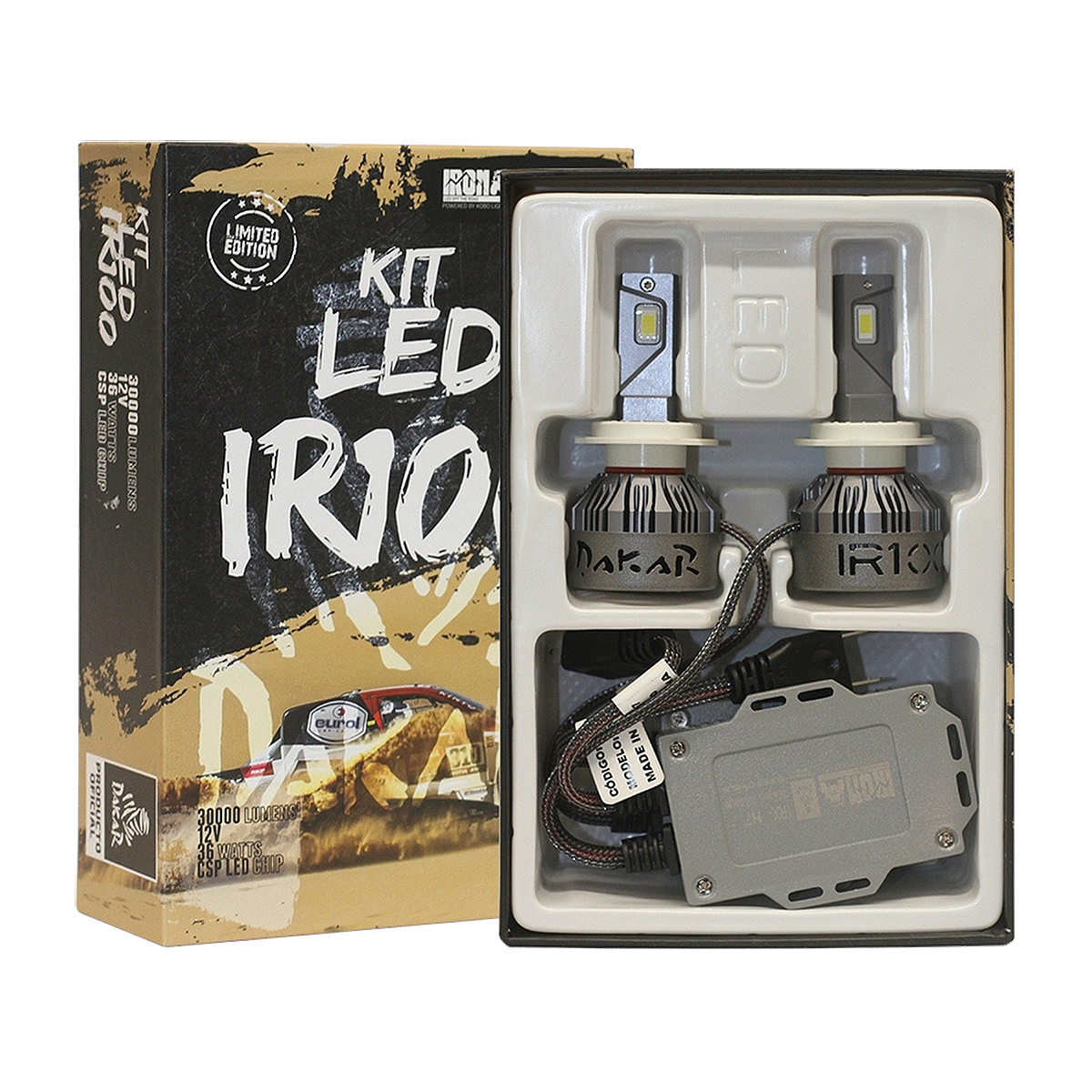 Kit Led Cree H7 Ir100 Dakar Canbus Chip Csp