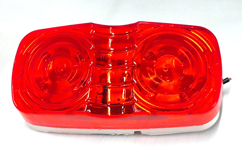 FARO LED - LATERAL 119X50MM 10 LED ROJO