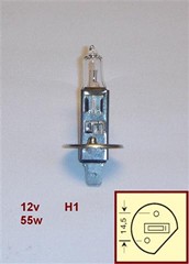 LAMPARA 12V H1 55W