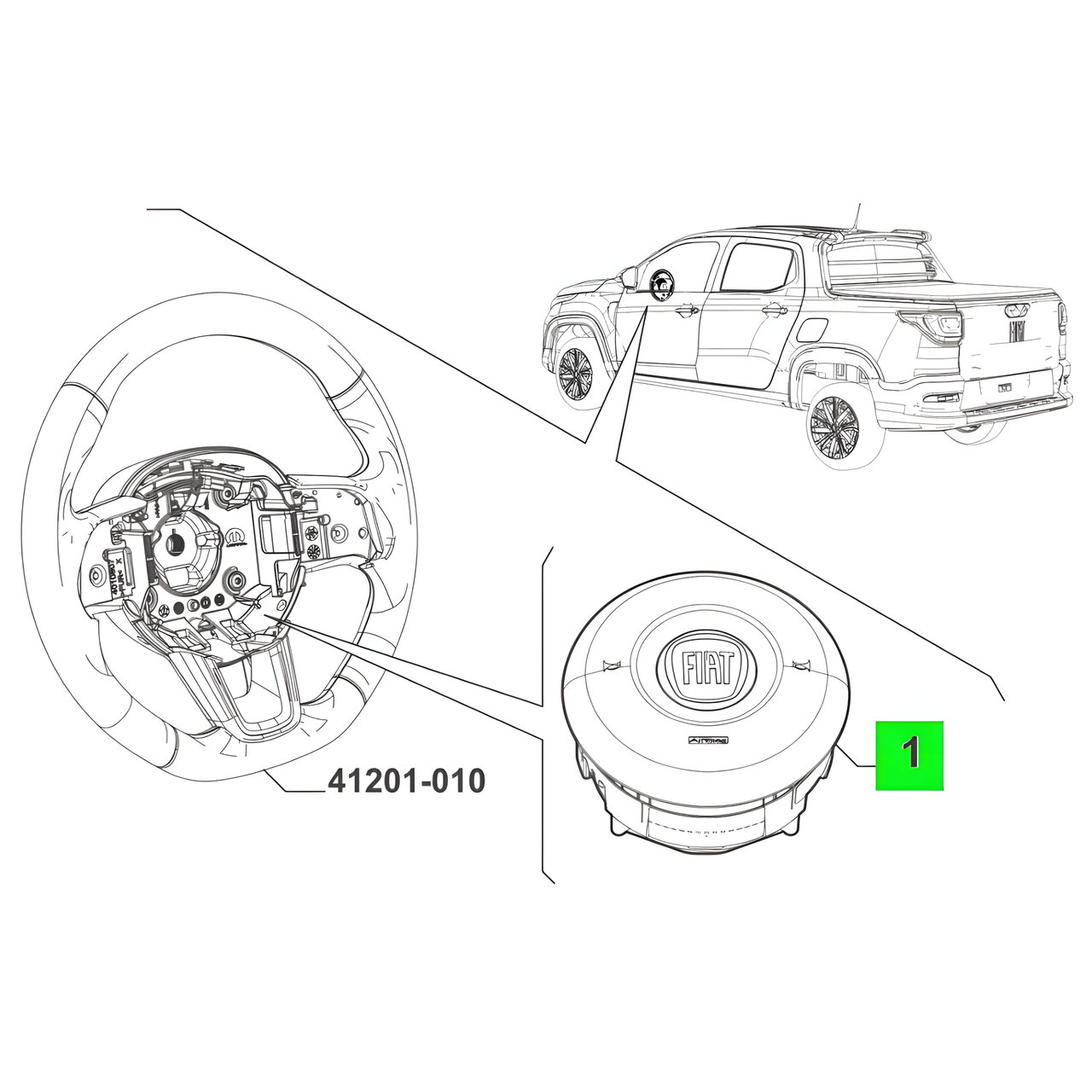 AIRBAG CONDUCTOR -ORIGINAL