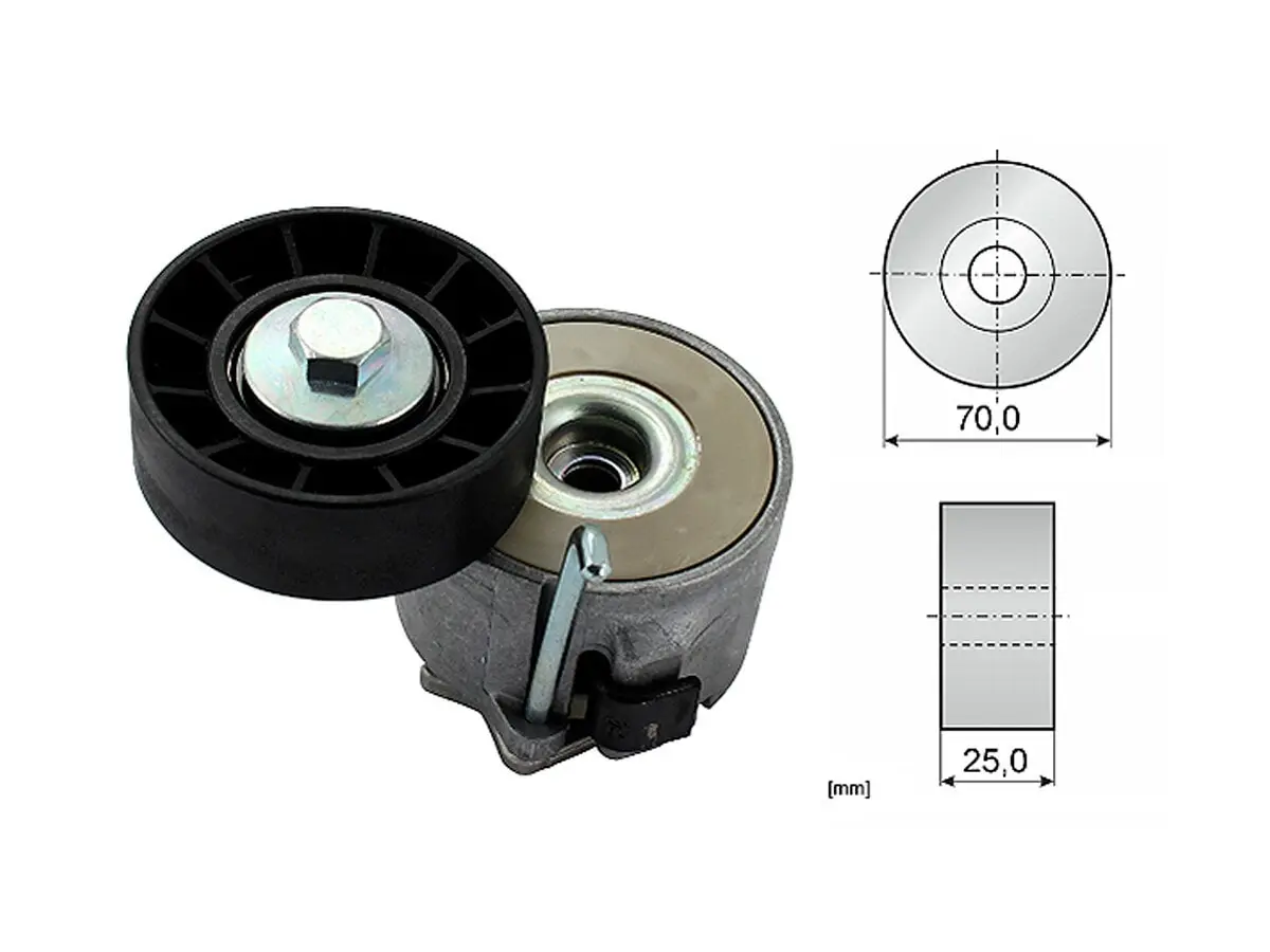 Tensor Correa Accesorios Iveco Daily 35S14 Chasis Cabina Abs (Bra)/Daily 55C17 Chasis Cabina R.Doble Abs Daily 40S14 Chasis Cabina R.Simple Furgon Daily 70C17 Chasis Cabina 13-25