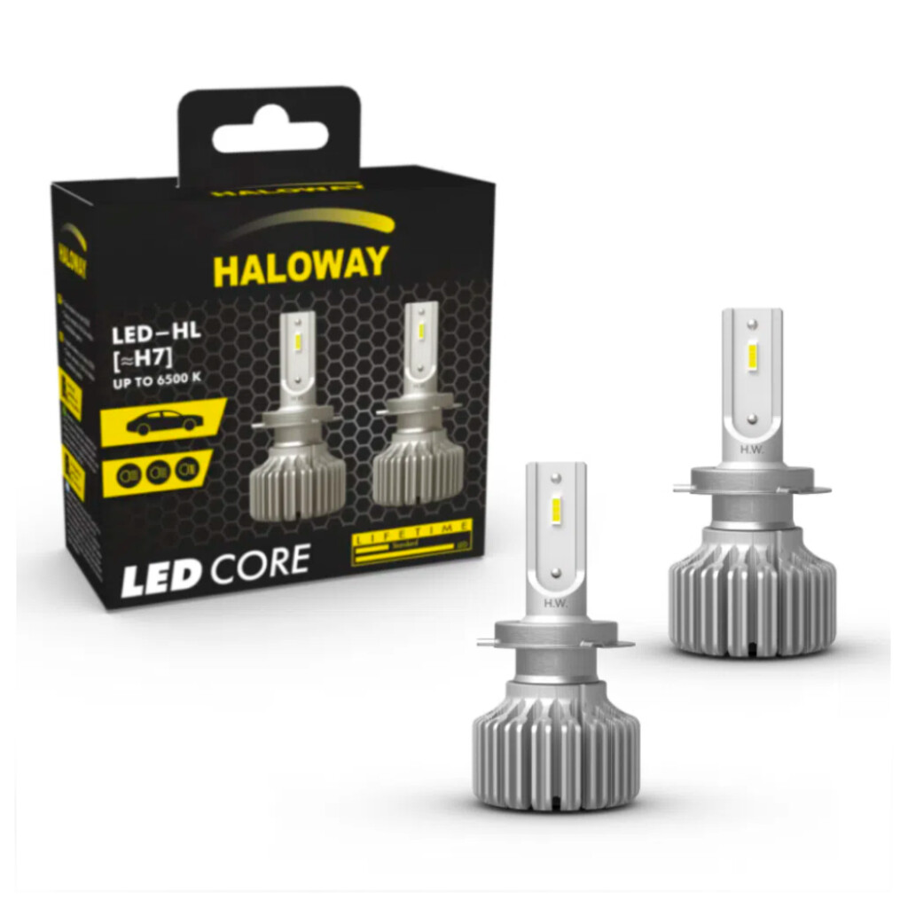 LAMPARA - LED H7 HWC 12V 12.5W X2 HALOWAY