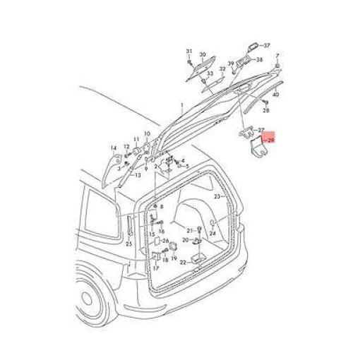 PROTECTOR CERRADURA VW UP 2015
