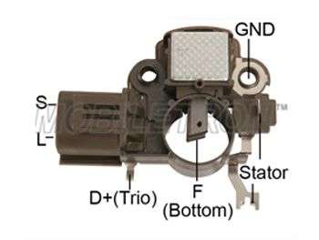 REGULADOR ALTERNADOR MITSUBISHI MA 323/626/FO 12V.