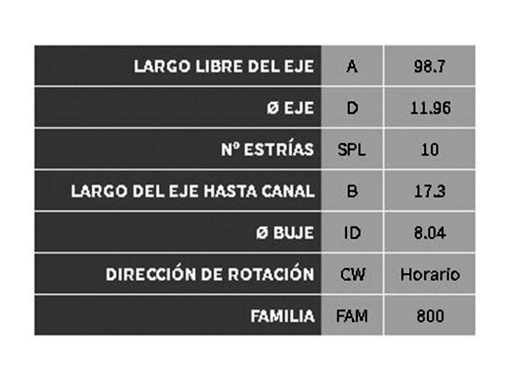REDUCTOR ARRANQUE INDIEL GM BLAZER/F4000/VW