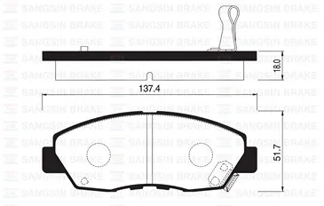 PASTILLAS DEL HONDA CIVIC 1.8 06 BREMSI