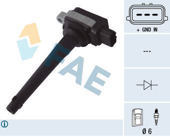 BOBINA ENCENDIDO NISSAN TIIDA NOTE 1.6 FAE [FAE]