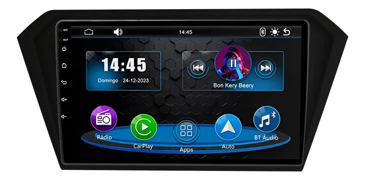 Central multimedia 9 pulgadas con CarPlay y Android Auto