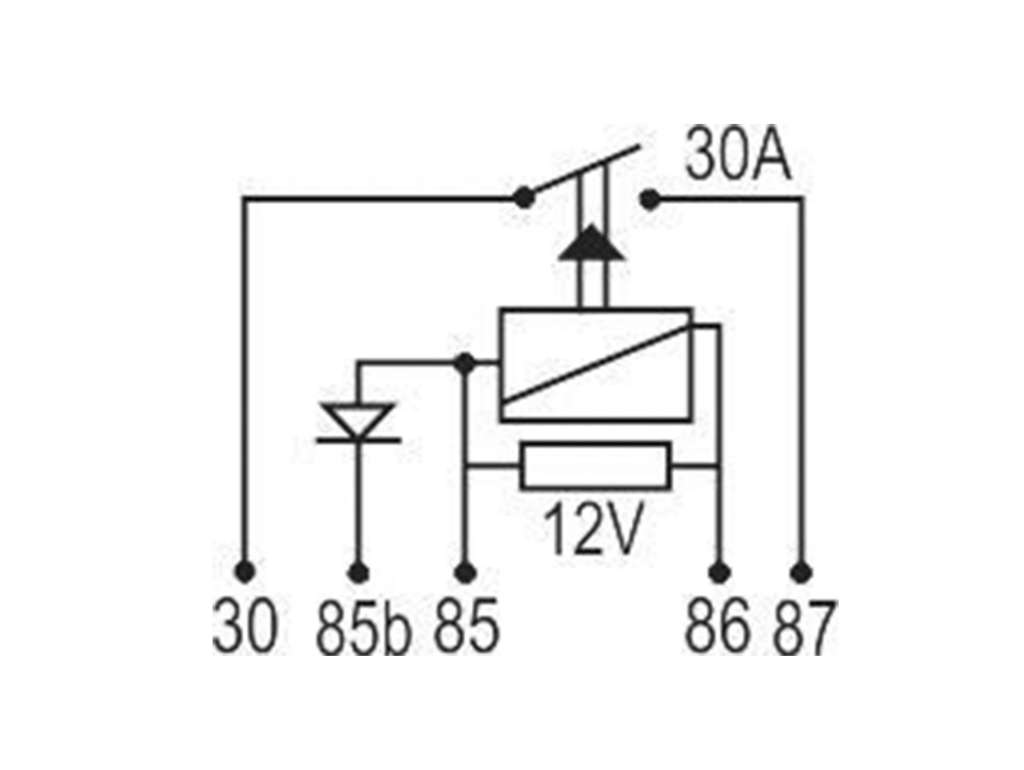 RELAY MINI GM CORSA/ETC. 30 CORRIDO