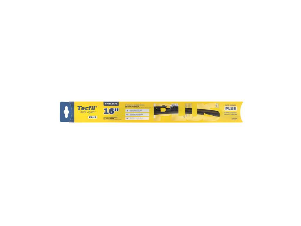 ESCOBILLA UNIV. 16 FLAT/BANANA E/MULTIPLE C/U