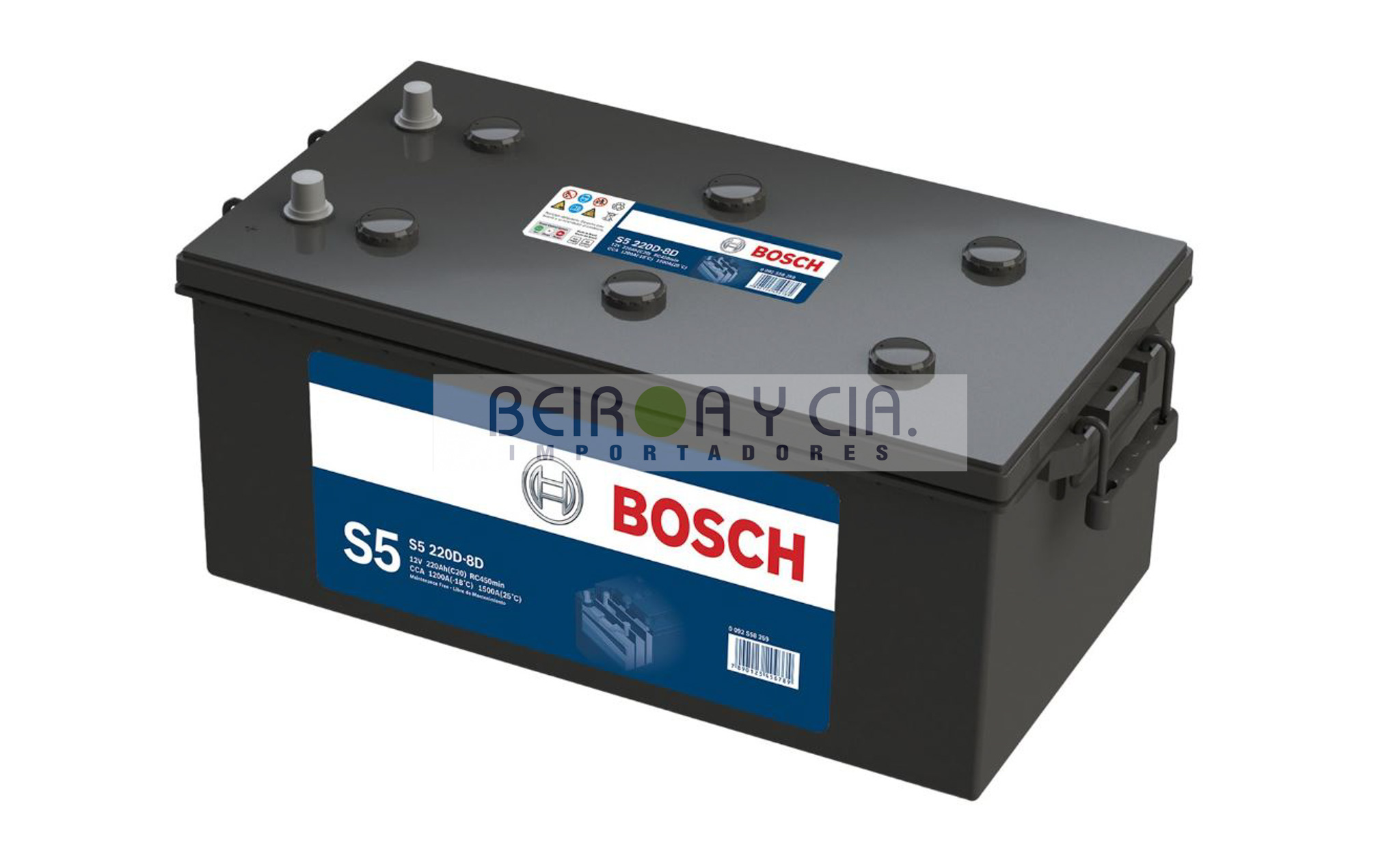 BATERIA 450A/M 220DS5 516X274X239 PA 1200