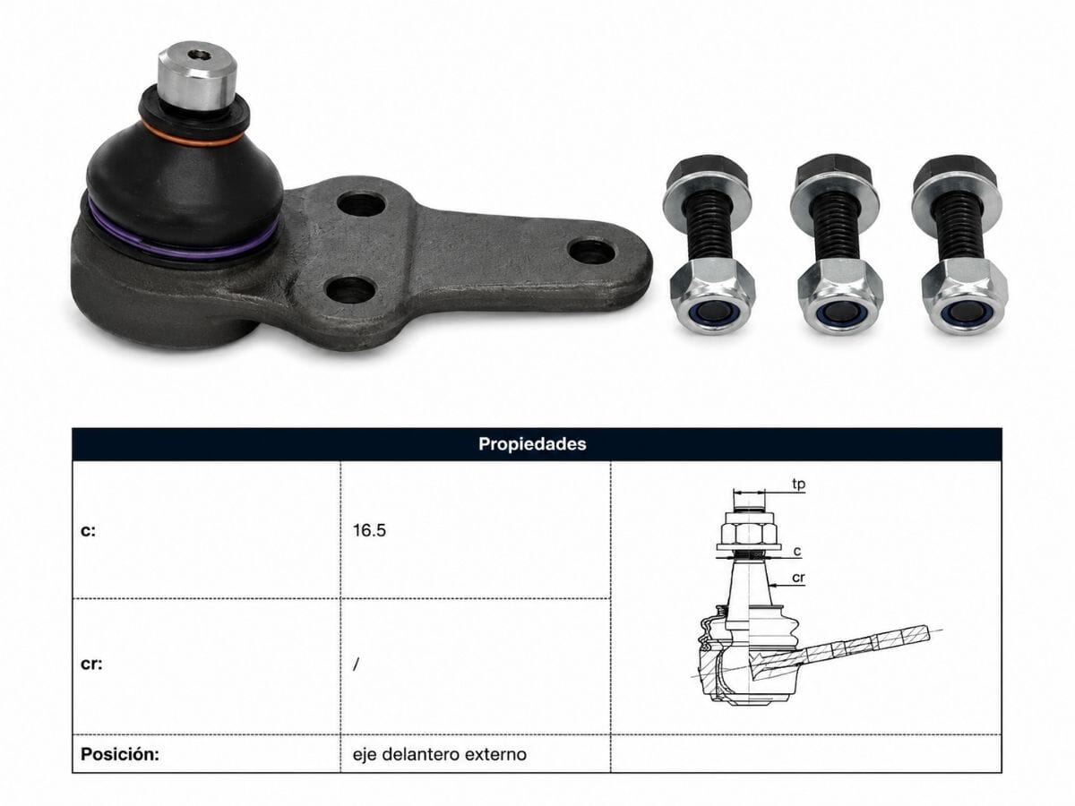 Rotula Ford Fiesta/Ka 89-25 Der/Izq