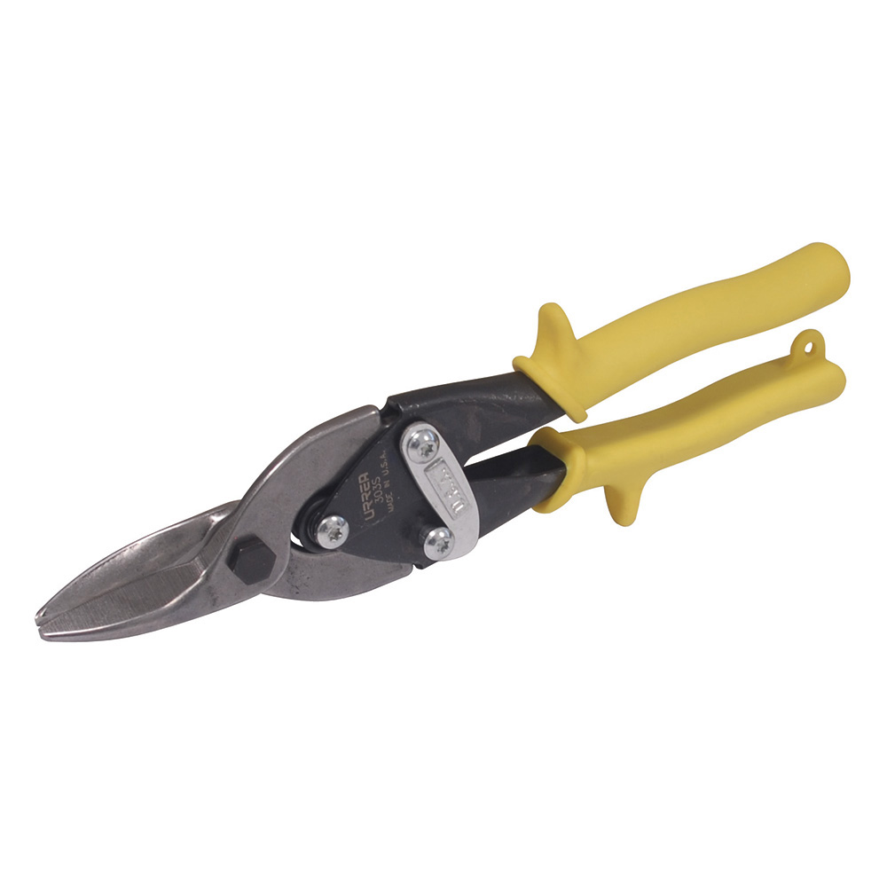 TIJERA CHAPA 10″ AMARILLA TIPO AVION LH234