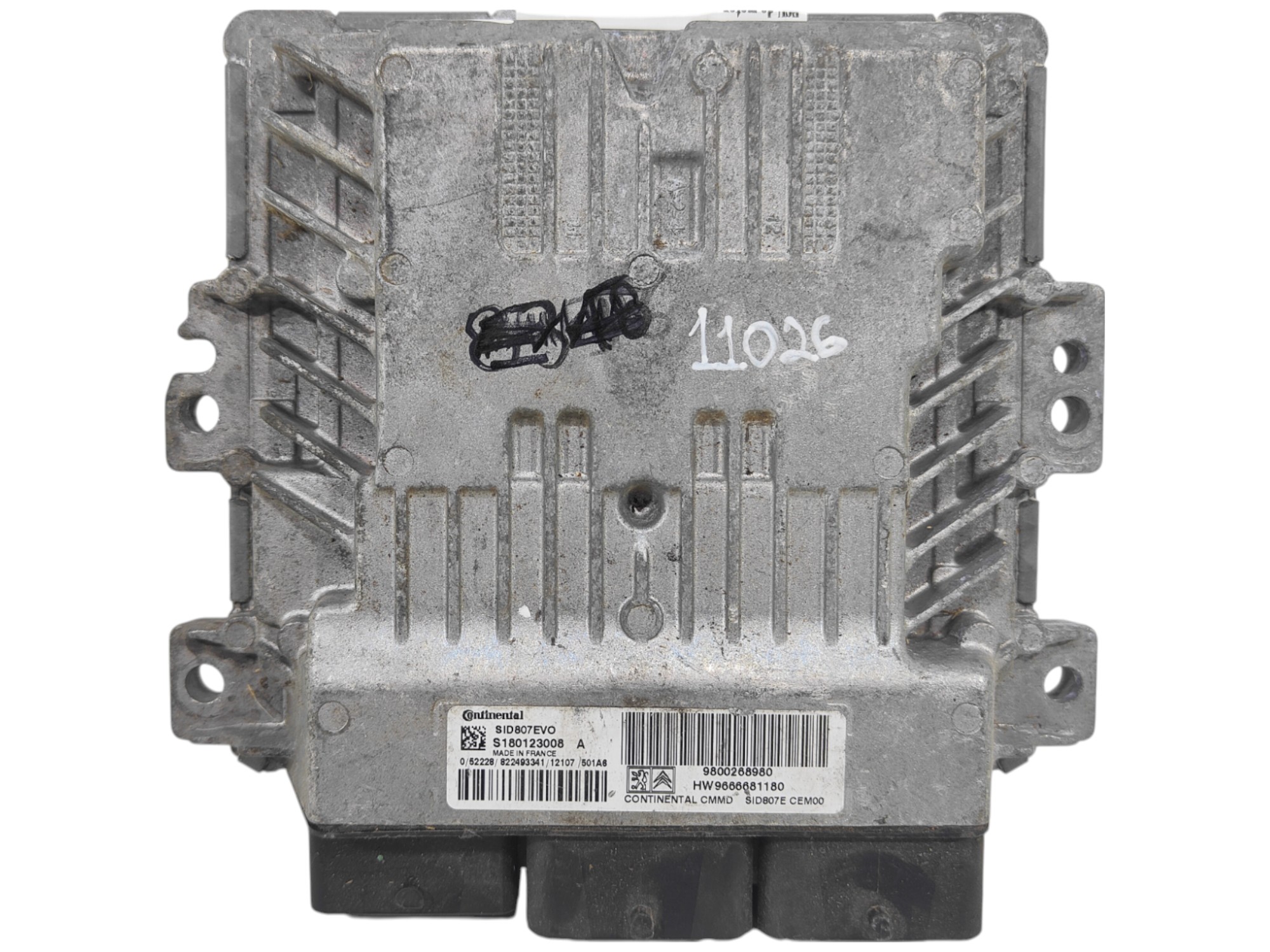 ECU de motor Peugeot 308 1.6 HDI , Ref: 11026-K3C11