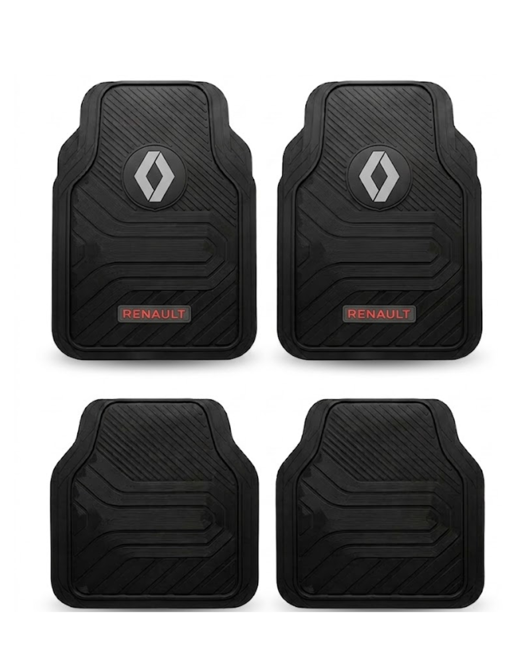 Juego de Alfombras de Goma Universales – Renault (Línea Clásica / Moderna)