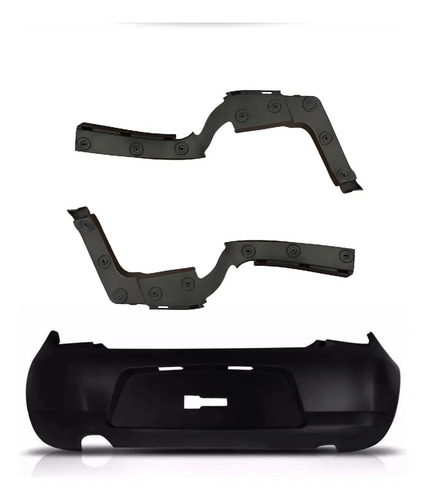 Kit Paragolpe Trasero Con Guias Traseras Chevrolet Agile