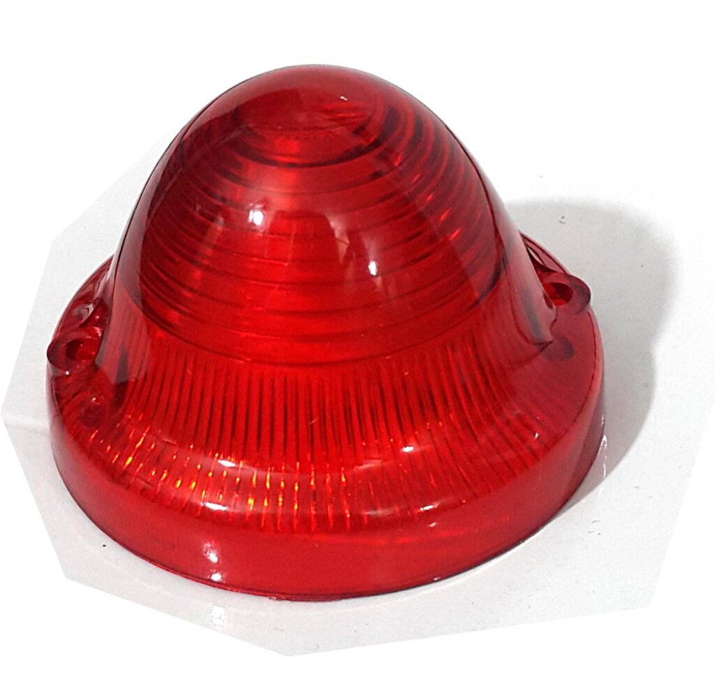 PLASTICO ACRILICO MICA FAROL CITROEN - PEUGEOT MEHARI AKR TRASERO ROJO