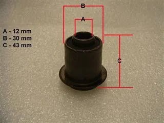 BUJE BASTIDOR SUP GM CHEVETTE (CHAPA) SAMPEL