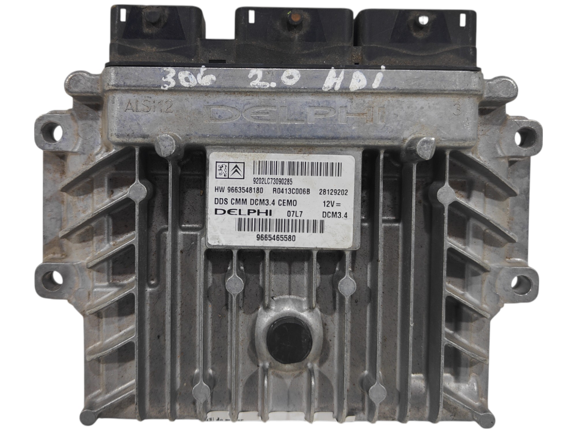 ECU de motor Peugeot Citroen 2.0HDI , Ref: 8293-K3C10