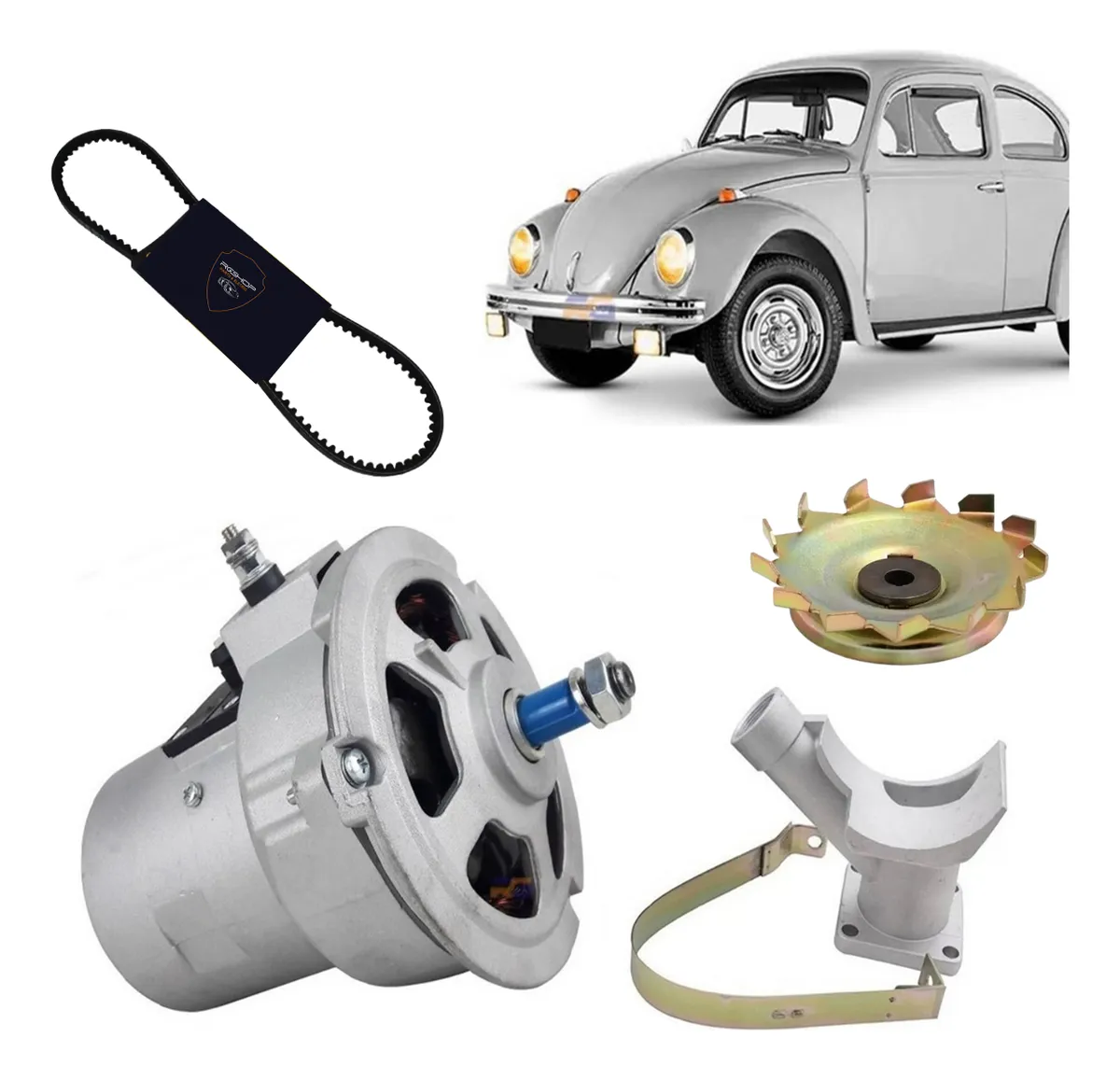 Alternador Fusca – Brasilia – Kombi 55 Ah – Modelo Bosch