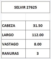 VALVULA ADM VW FUSCA 1300 68-82 EVERPHONE