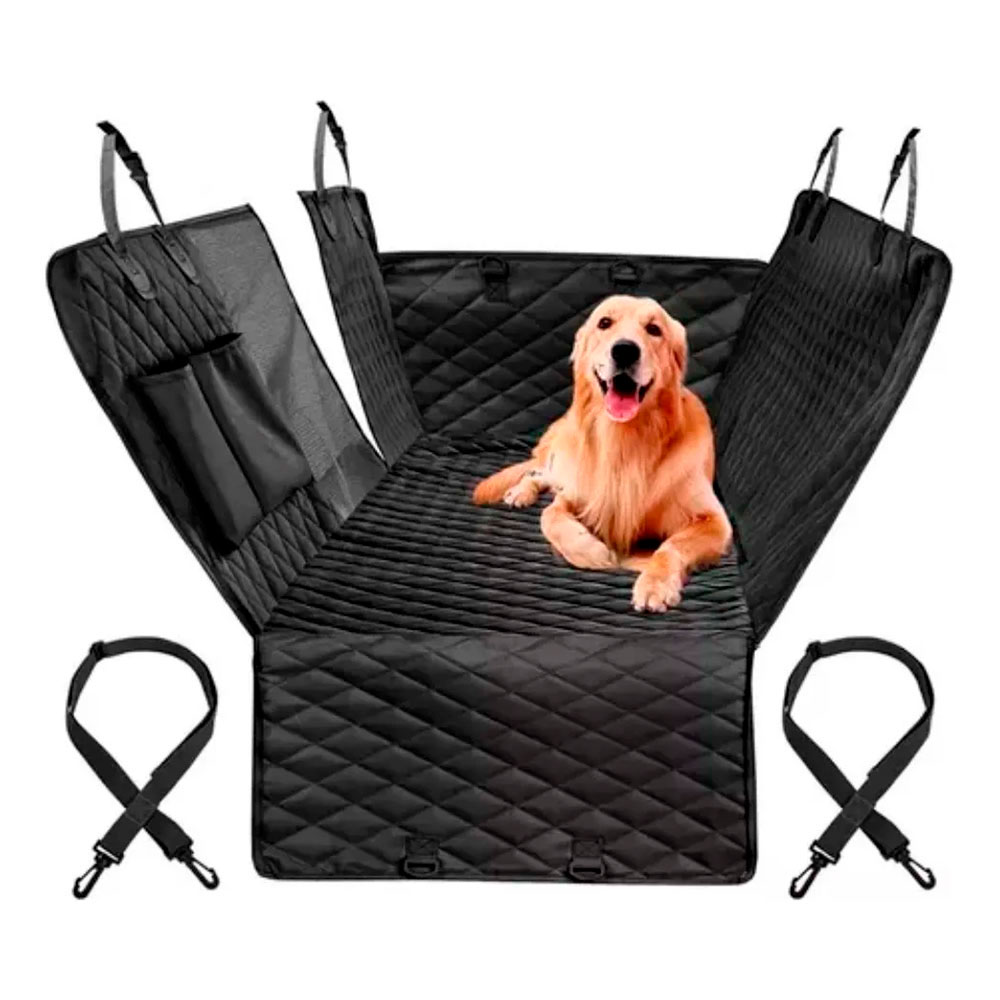Funda protectora de asiento trasero para mascotas