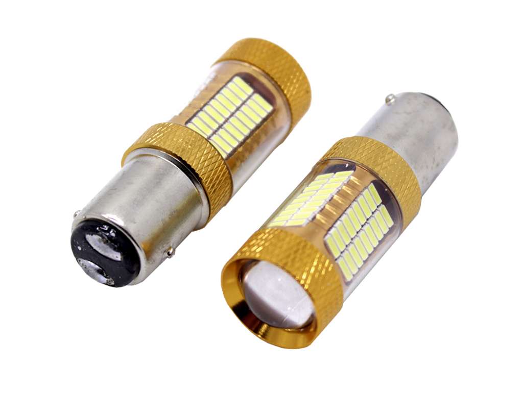 Lámpara de señalización 12V 21/5W 2P P21/5W tipo bayoneta con lupa
