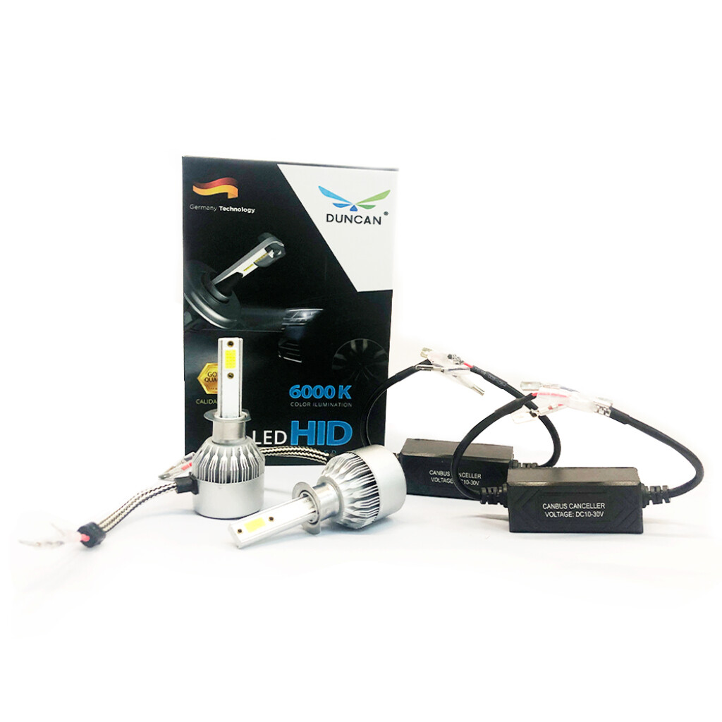 LAMPARA - KIT LED C6 H1 CANBUS NO AFECTA COMPUTADORA DUNCAN