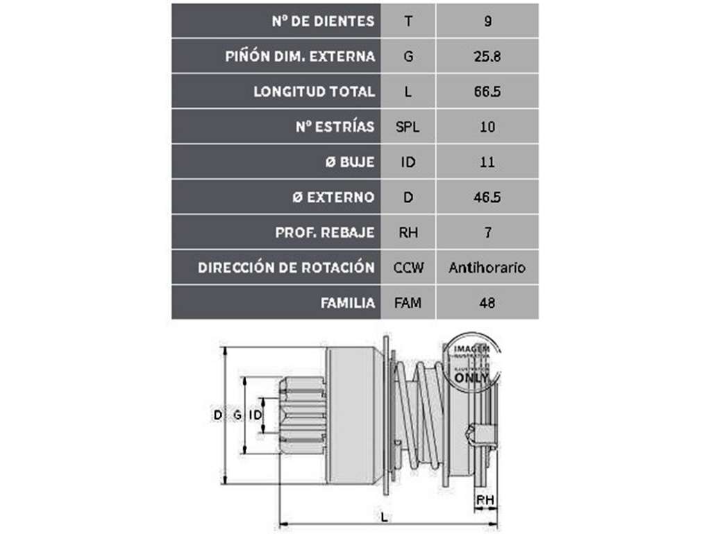 Bendix de arranque