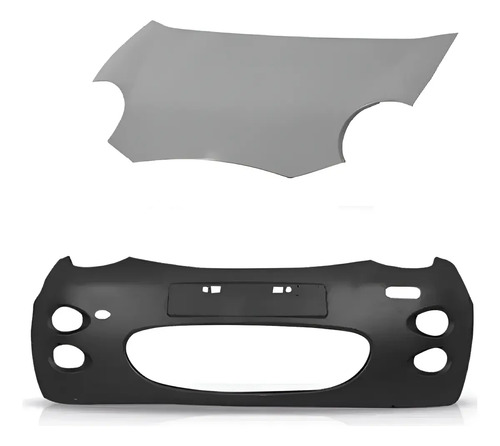 Kit Paragolpe Con Espolon Capot Para Chery Qq