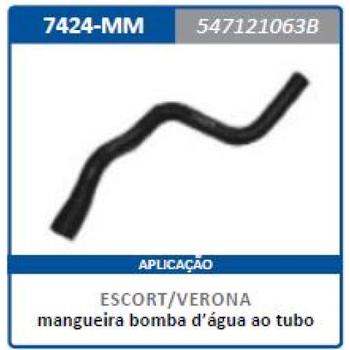 Manguera de bomba de agua a caño metálico
