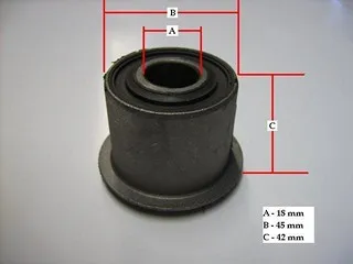 Buje elástico trasero
