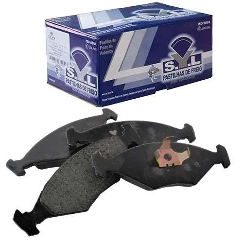 JGO. PASTILLAS FRENO VW SANTANA PTI. GOL GIII DISCO VENTILADO ARAÑA CHICA 151X49X14MM (21193) SYL