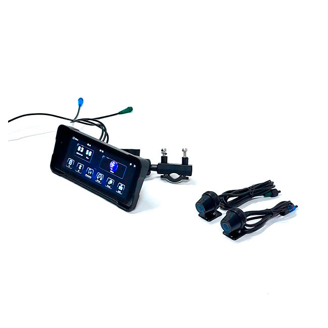 AUDIO E IMAGEN - PANTALLA MULTIMEDIA C/CAMARAS PARA MOTO 7 PULGADAS