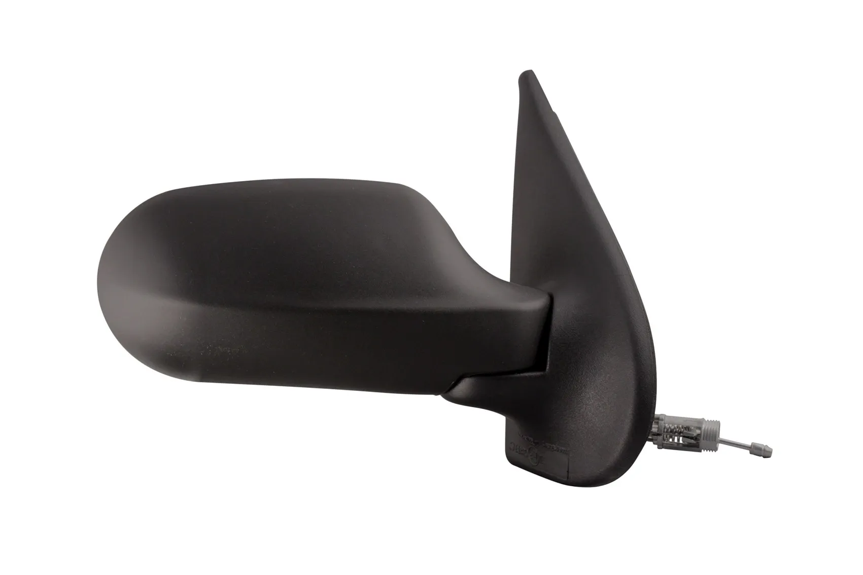 Espejo retrovisor exterior derecho manual con carcasa color blanco