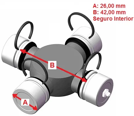 CRUCETA 26.00mm U185