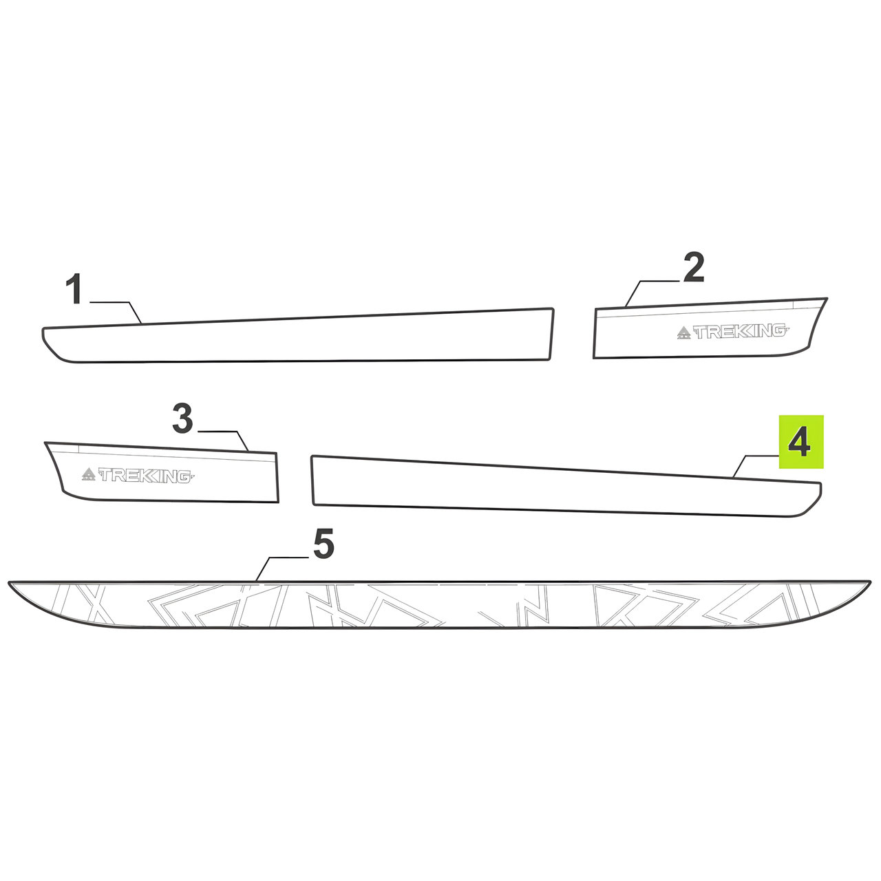 CALCO PUERTA DELT. DER. -ORIGINAL