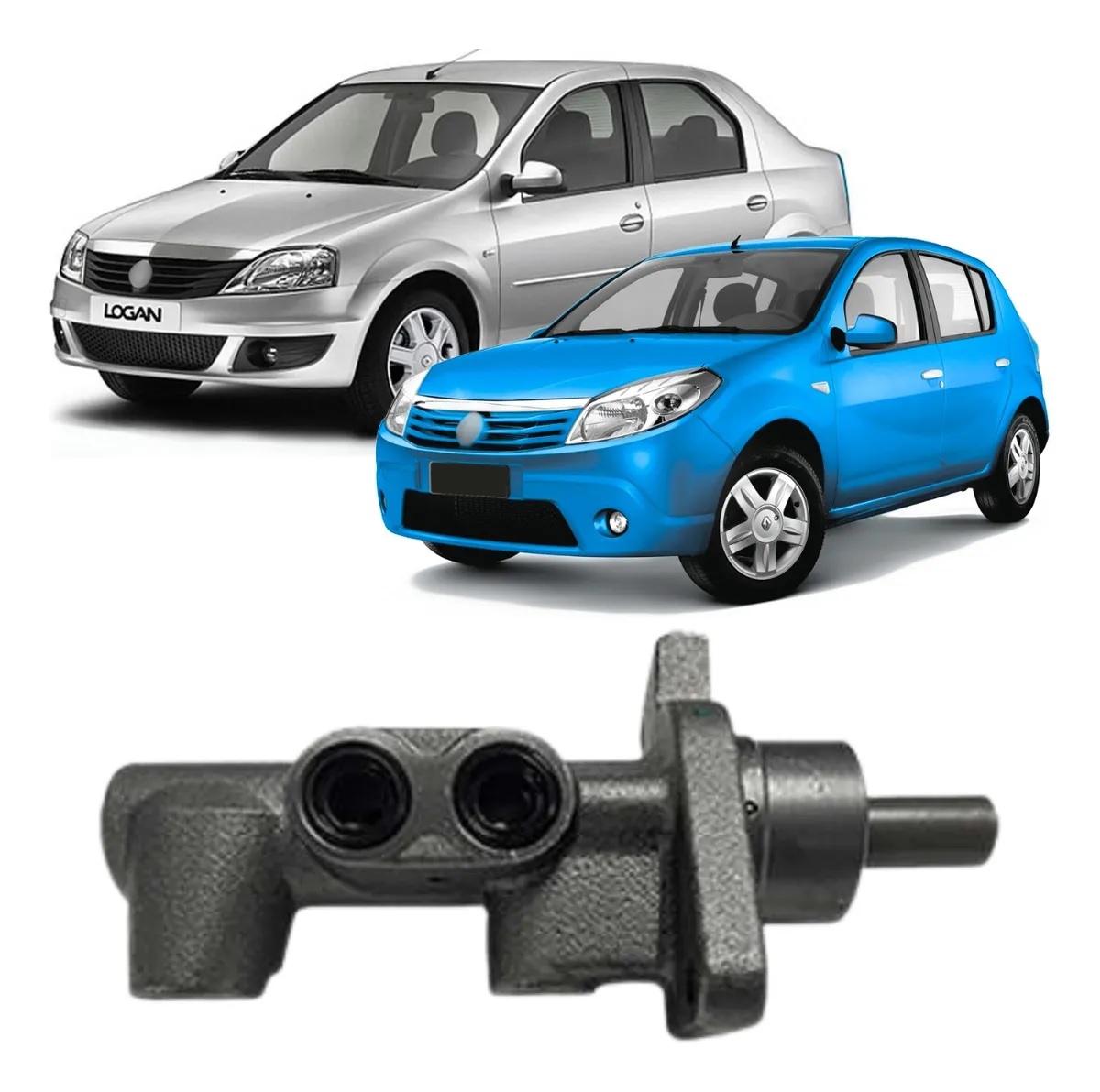BOMBA DE FRENO RENAULT LOGAN SANDERO SISTEMA ATE DOBLE SALIDAS CON ABS [AP BREACKS]