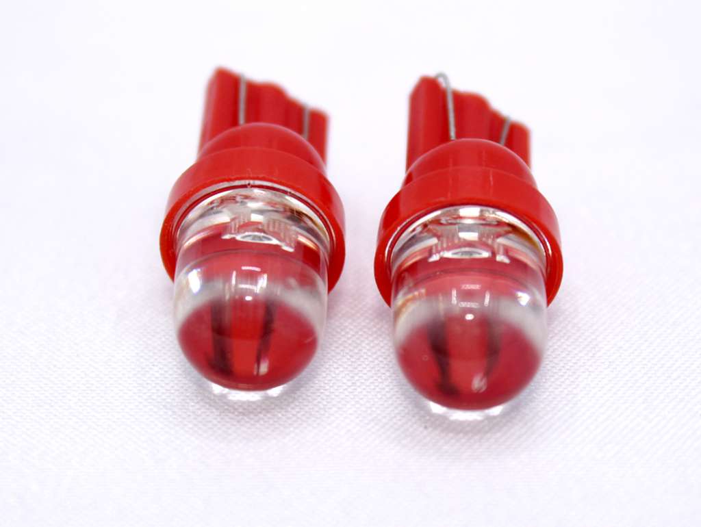 LAMPARA LED 24V. 5W C/IMPRESO ROJO JGO