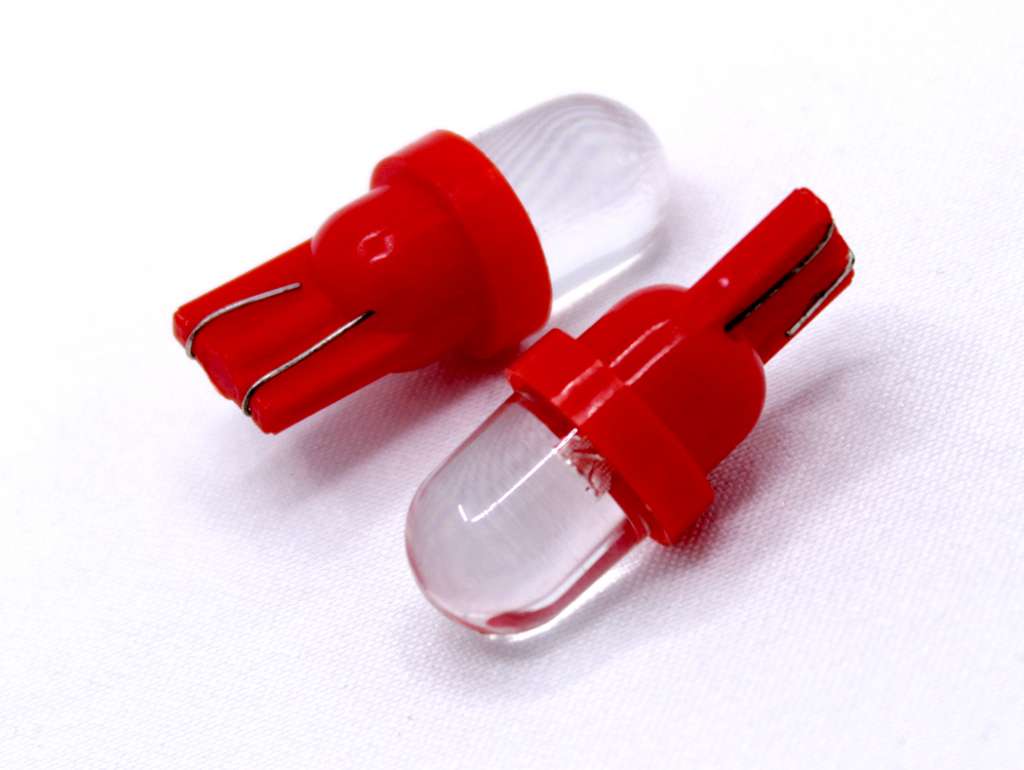 LAMPARA LED 24V. 5W C/IMPRESO ROJO JGO
