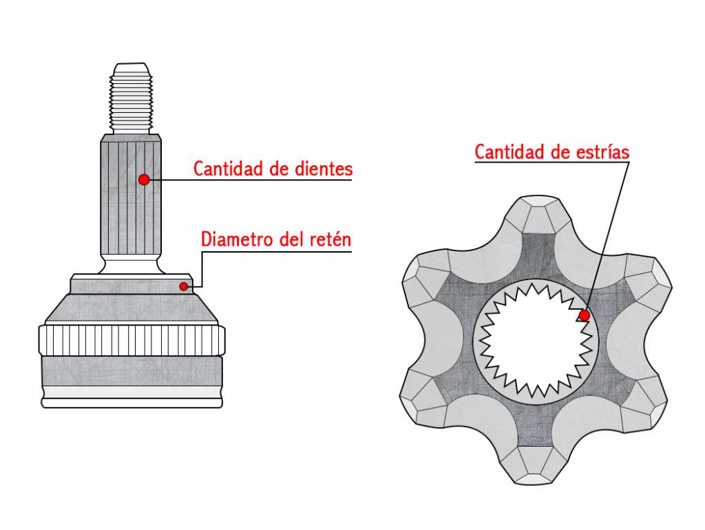 HOMOCINETICA VW GOL/ETC. L/CAJA