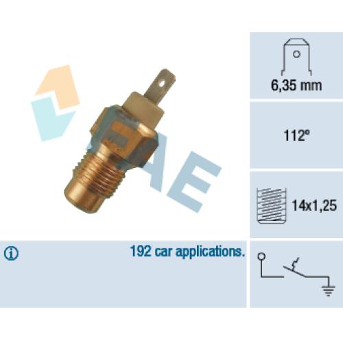 BULBO TEMP. PEUGEOT CITROEN 1.9 VIEJO 1.6 1.9 NAFTA 110º AX BX C15 205 (024226-024249-024251)