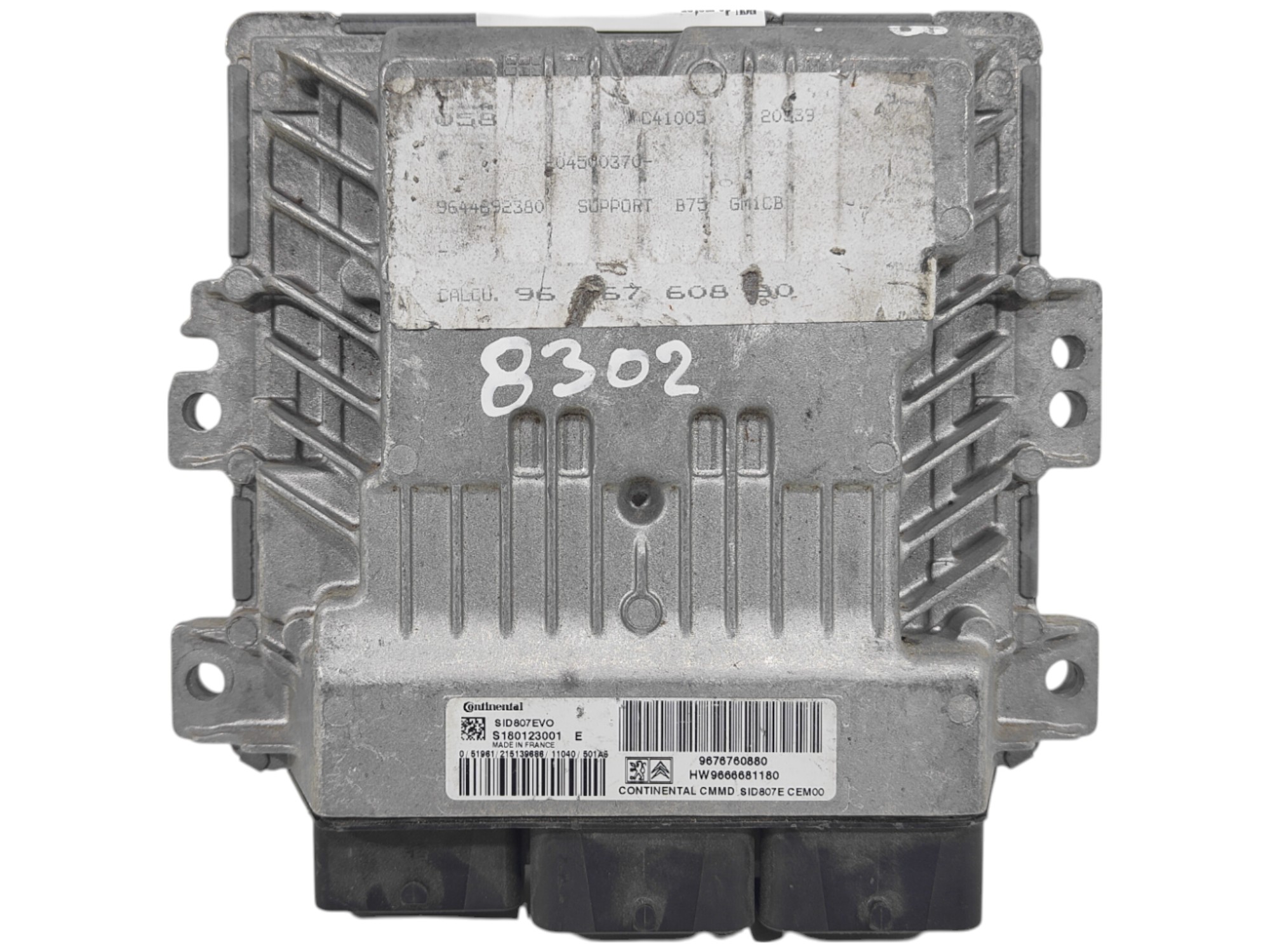 ECU de motor Peugeot Citroen 1.6 HDI , Ref: 8302-K3B10