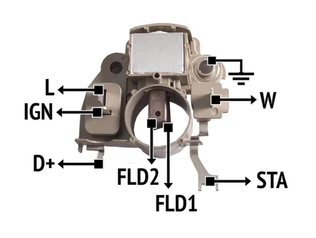 REGULADOR ALTERNADOR MITSUBISHI FO/KIA/MAZDA B2000 12V